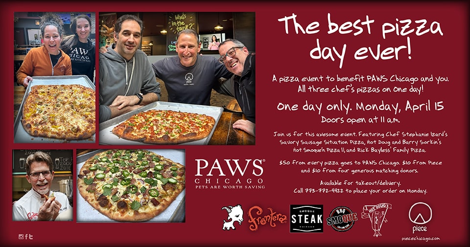 The Paws Pizza Benefit.